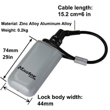 Load image into Gallery viewer, Portable Key Storage Safe Lock Box
