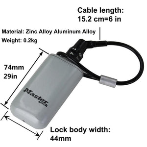 Portable Key Storage Safe Lock Box