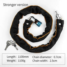 Load image into Gallery viewer, Foldable Bike Chain Cable Metal Lock
