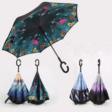 Load image into Gallery viewer, Upside Down Inverted Rain Umbrella
