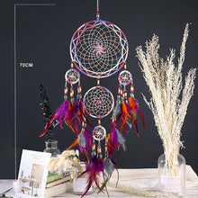Load image into Gallery viewer, Large Crochet Native American Dream Catcher
