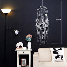 Load image into Gallery viewer, Large Crochet Native American Dream Catcher
