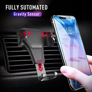 AUTOMATICALLY LOCKING WINDSHIELD PHONE HOLDER