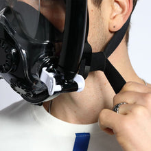 Load image into Gallery viewer, Full Face Snorkel Underwater Mask With Double Breath Tubes
