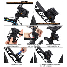 Load image into Gallery viewer, Foldable Bike Chain Cable Lock
