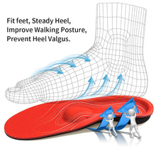 Load image into Gallery viewer, High Arch Support Inserts Flat Feet Shoe Insoles
