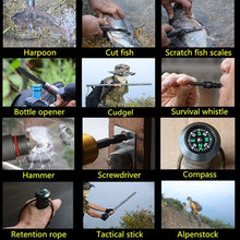 Load image into Gallery viewer, Collapsible Tactical Survival Walking Stick
