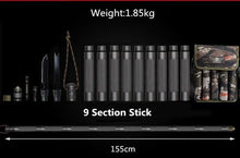 Load image into Gallery viewer, Collapsible Tactical Survival Walking Stick
